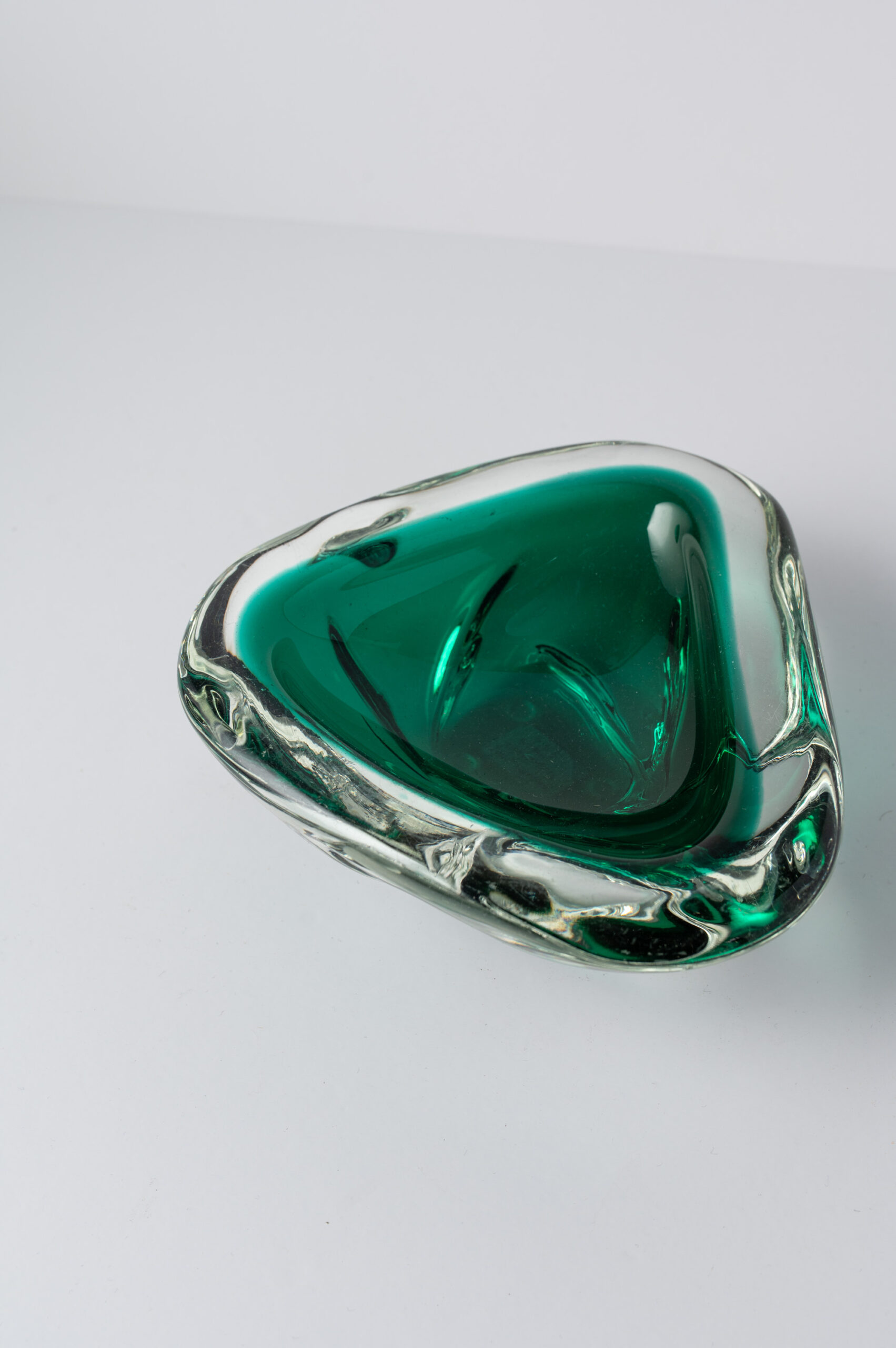 1960s green Murano bowl